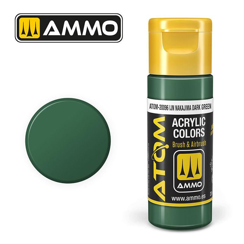 MiG Ammo ATOM COLOR IJN Nakajima Dark Green (20096)